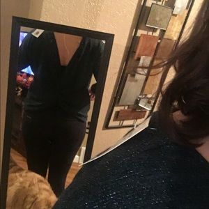 Green glitter boutique sweater